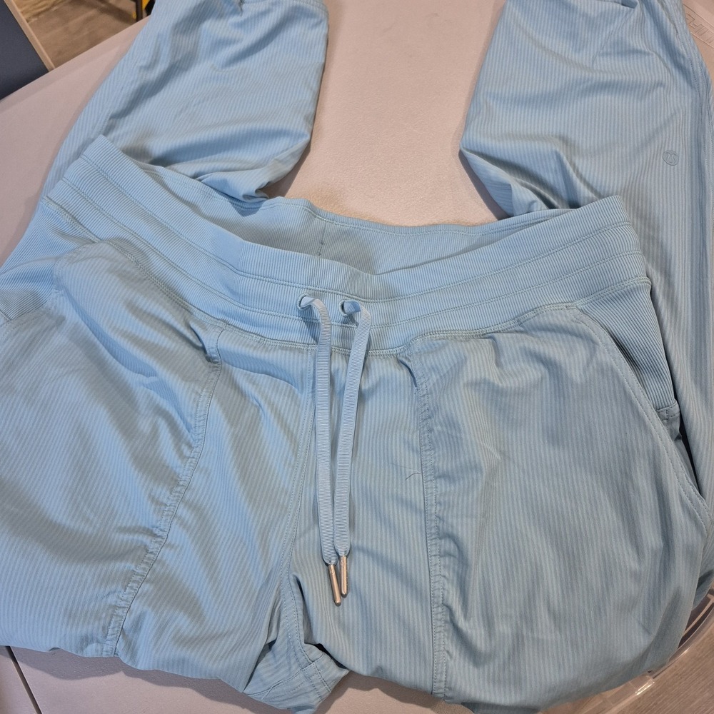 Lululemon Pants Womens 14 Blue Dance Studio Jogger Lined Full Length Athleisure